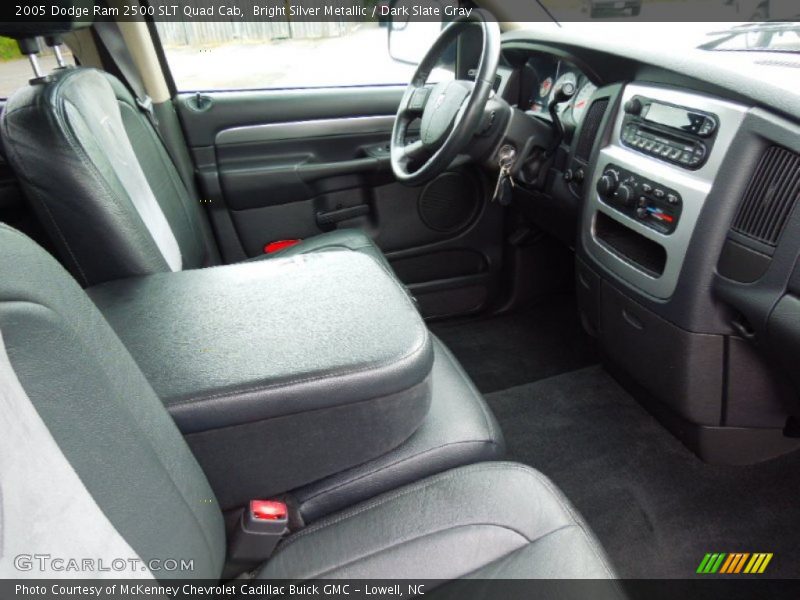 Bright Silver Metallic / Dark Slate Gray 2005 Dodge Ram 2500 SLT Quad Cab
