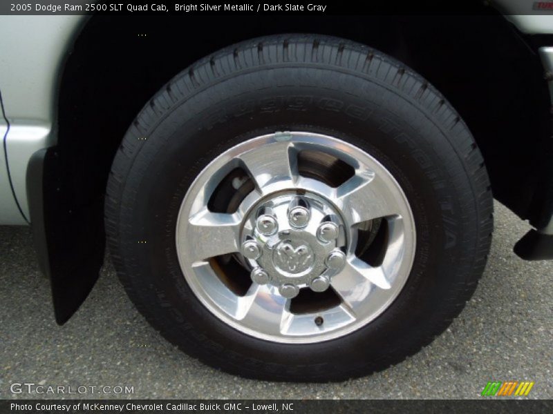 Bright Silver Metallic / Dark Slate Gray 2005 Dodge Ram 2500 SLT Quad Cab