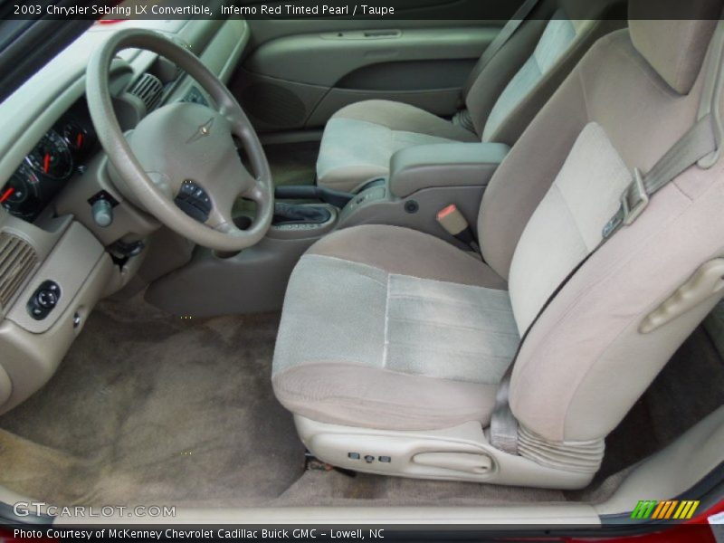  2003 Sebring LX Convertible Taupe Interior