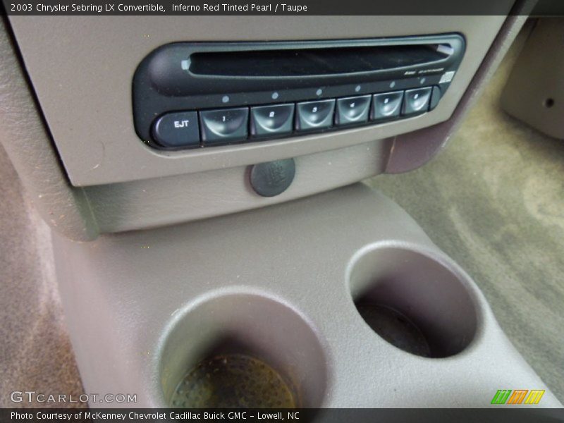 Audio System of 2003 Sebring LX Convertible