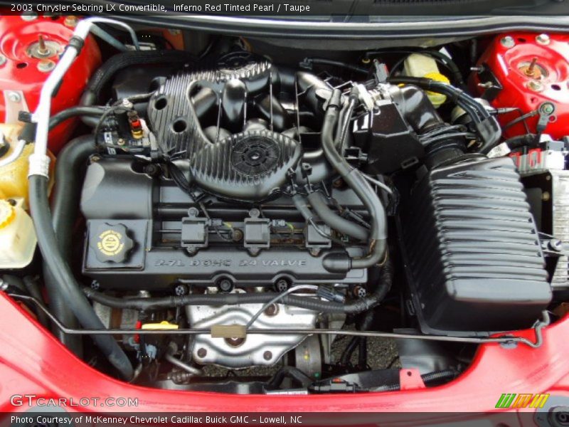  2003 Sebring LX Convertible Engine - 2.7 Liter DOHC 24-Valve V6