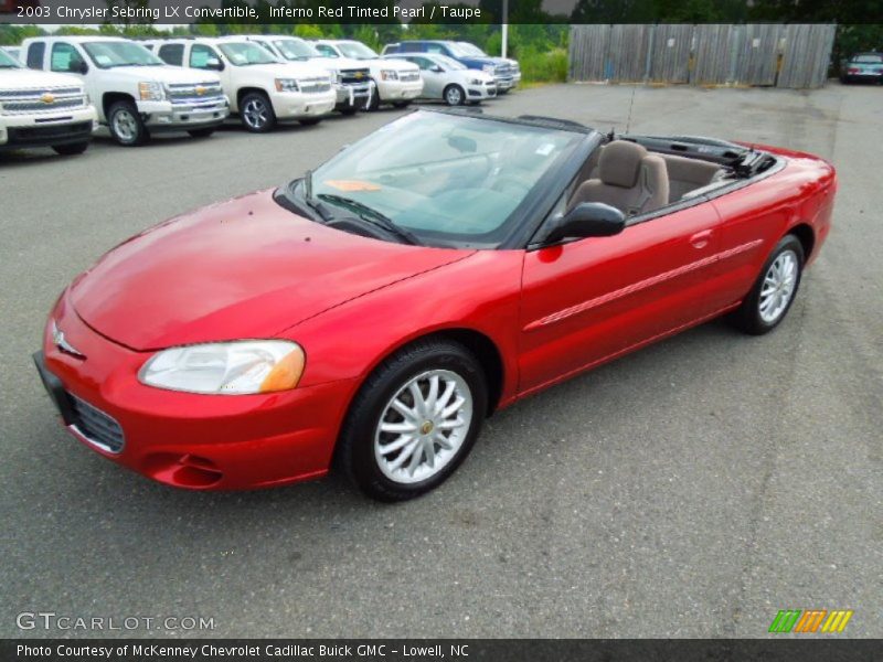 Front 3/4 View of 2003 Sebring LX Convertible