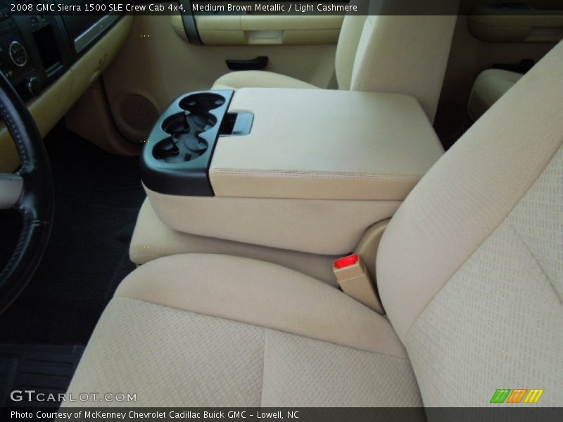 Medium Brown Metallic / Light Cashmere 2008 GMC Sierra 1500 SLE Crew Cab 4x4