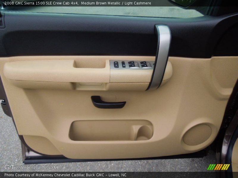 Medium Brown Metallic / Light Cashmere 2008 GMC Sierra 1500 SLE Crew Cab 4x4