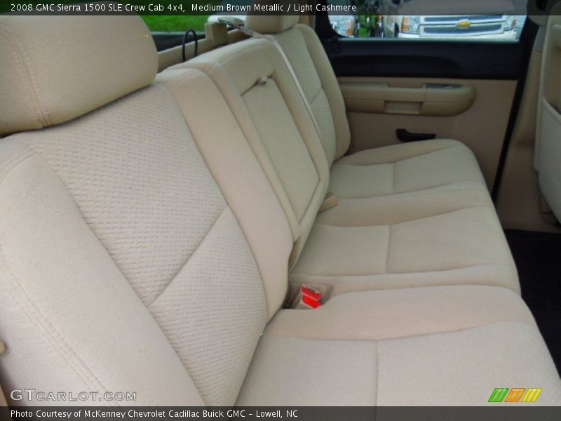 Medium Brown Metallic / Light Cashmere 2008 GMC Sierra 1500 SLE Crew Cab 4x4