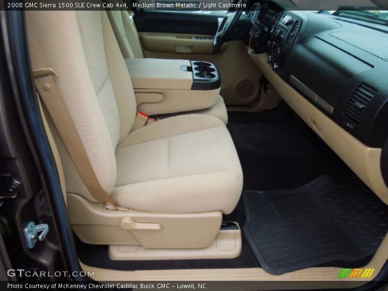 Medium Brown Metallic / Light Cashmere 2008 GMC Sierra 1500 SLE Crew Cab 4x4