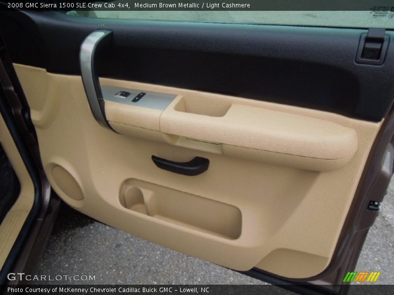 Medium Brown Metallic / Light Cashmere 2008 GMC Sierra 1500 SLE Crew Cab 4x4