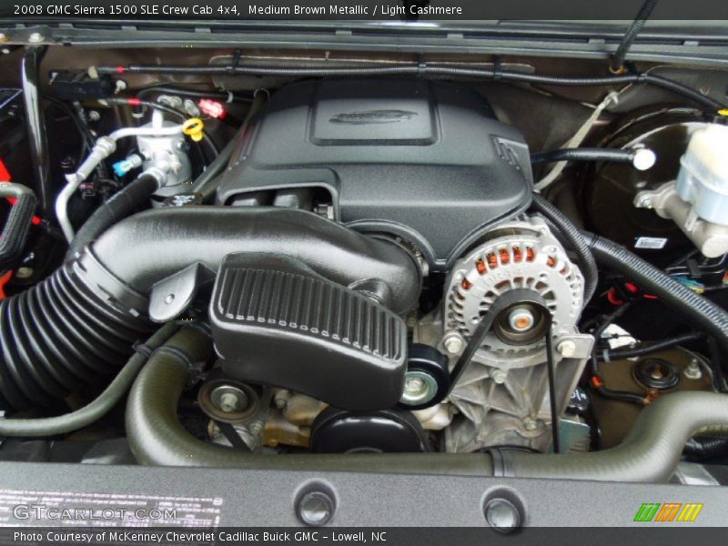 Medium Brown Metallic / Light Cashmere 2008 GMC Sierra 1500 SLE Crew Cab 4x4