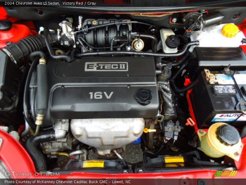  2004 Aveo LS Sedan Engine - 1.6 Liter DOHC 16-Valve 4 Cylinder
