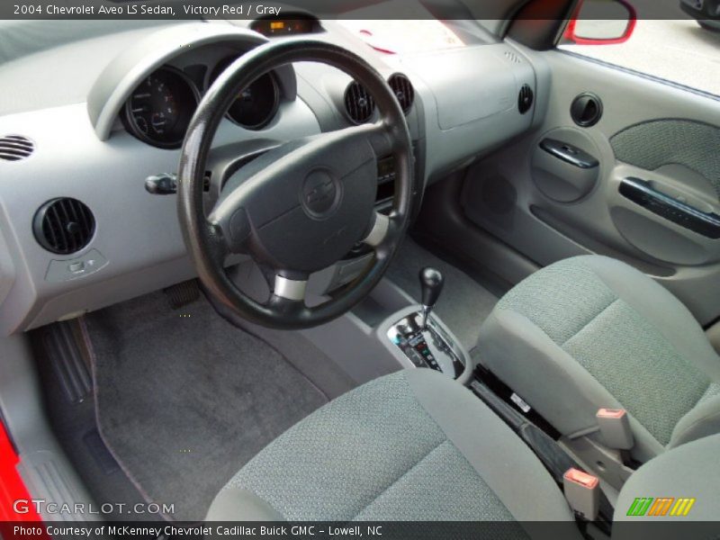 Gray Interior - 2004 Aveo LS Sedan 
