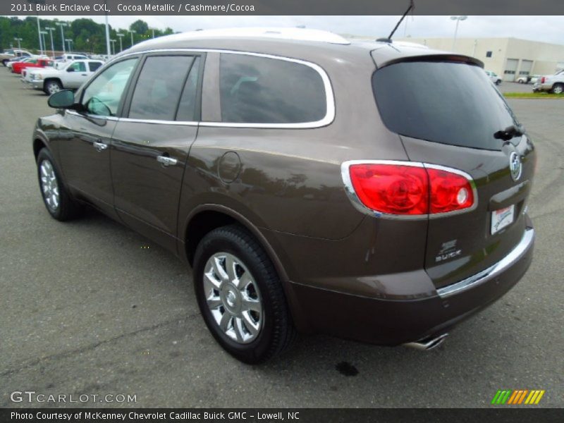 Cocoa Metallic / Cashmere/Cocoa 2011 Buick Enclave CXL