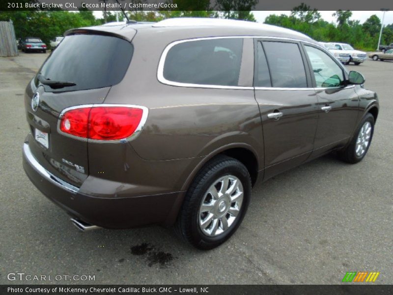 Cocoa Metallic / Cashmere/Cocoa 2011 Buick Enclave CXL