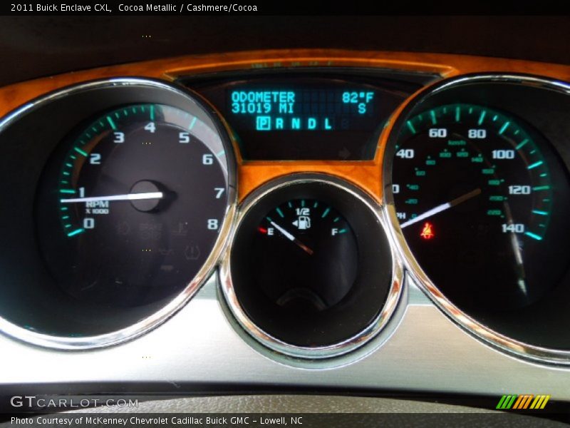 Cocoa Metallic / Cashmere/Cocoa 2011 Buick Enclave CXL