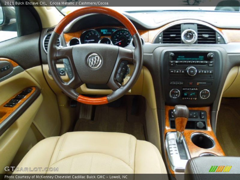 Cocoa Metallic / Cashmere/Cocoa 2011 Buick Enclave CXL