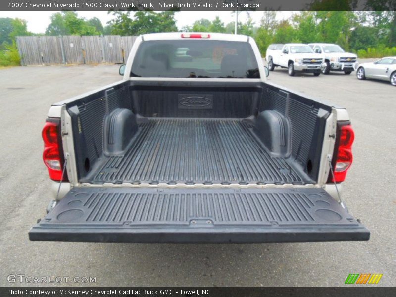 Silver Birch Metallic / Dark Charcoal 2007 Chevrolet Silverado 1500 Classic Work Truck