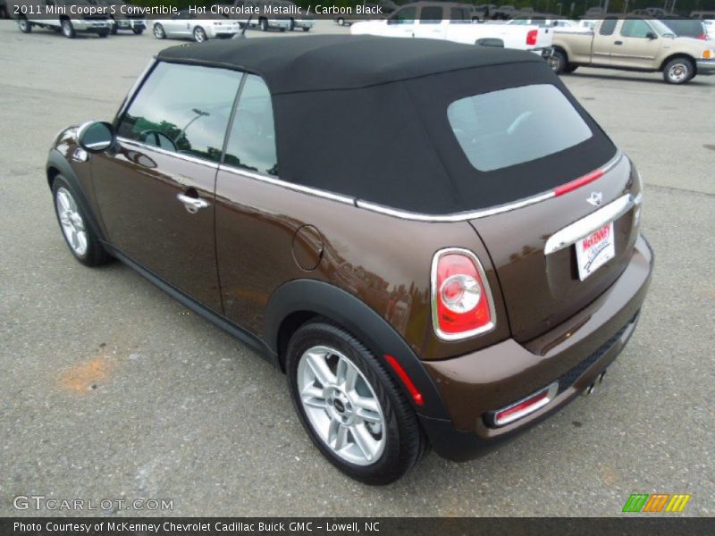Hot Chocolate Metallic / Carbon Black 2011 Mini Cooper S Convertible
