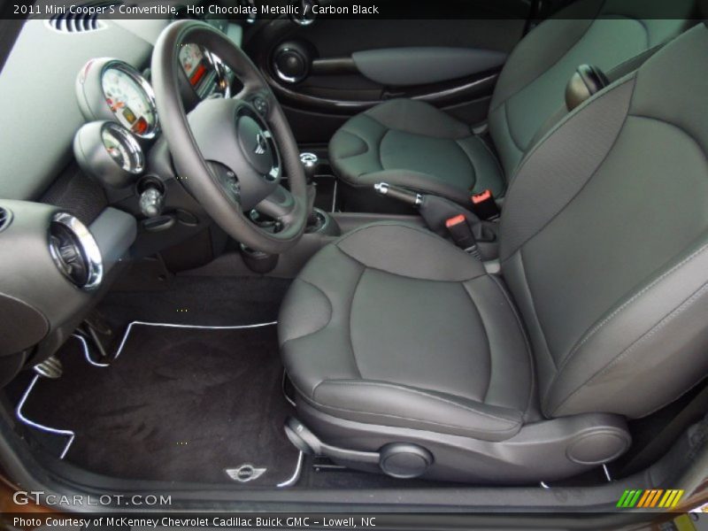 Hot Chocolate Metallic / Carbon Black 2011 Mini Cooper S Convertible