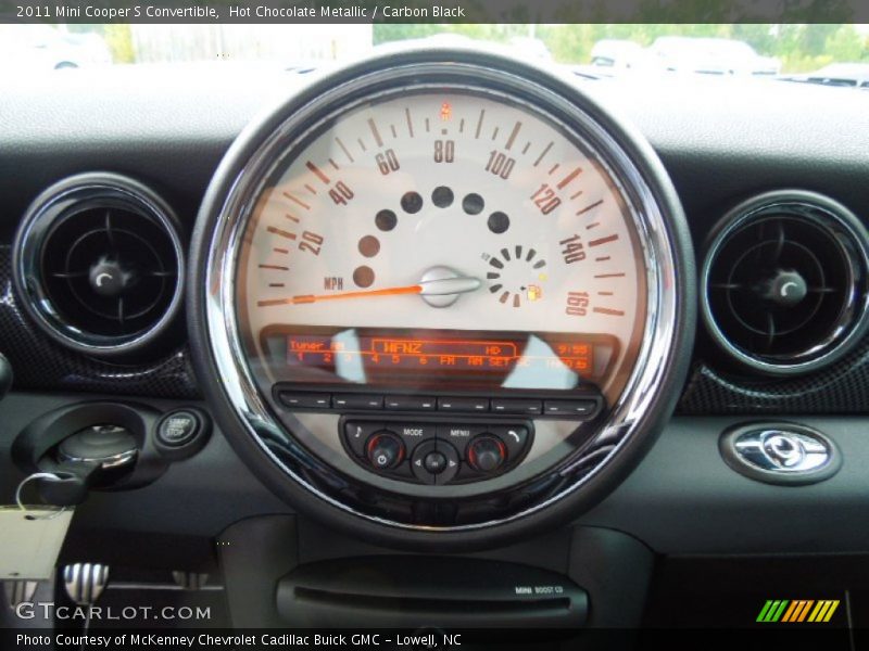 Hot Chocolate Metallic / Carbon Black 2011 Mini Cooper S Convertible
