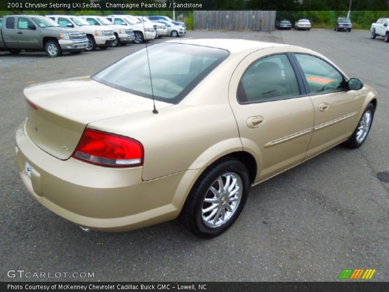 Champagne Pearlcoat / Sandstone 2001 Chrysler Sebring LXi Sedan