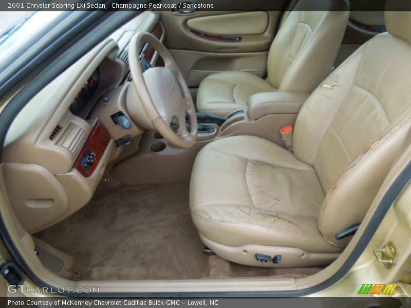  2001 Sebring LXi Sedan Sandstone Interior