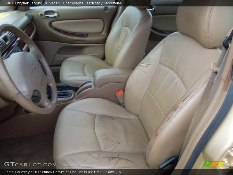 Champagne Pearlcoat / Sandstone 2001 Chrysler Sebring LXi Sedan