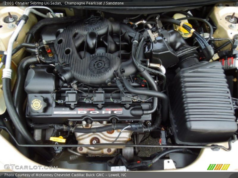  2001 Sebring LXi Sedan Engine - 2.7 Liter DOHC 24-Valve V6