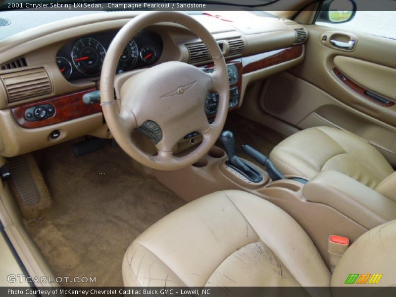 Sandstone Interior - 2001 Sebring LXi Sedan 