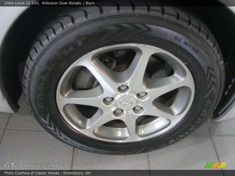 Millenium Silver Metallic / Black 2000 Lexus GS 300