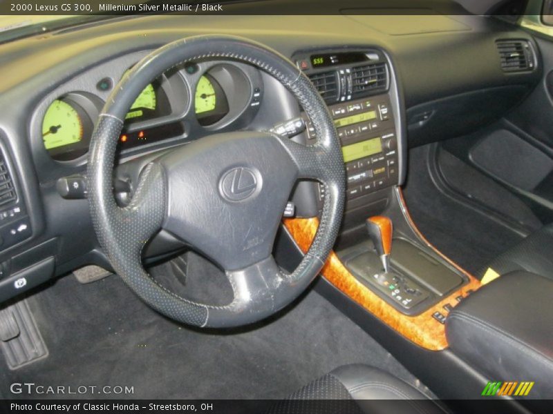 Millenium Silver Metallic / Black 2000 Lexus GS 300