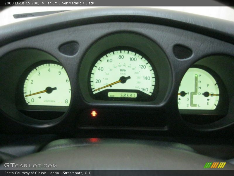 Millenium Silver Metallic / Black 2000 Lexus GS 300
