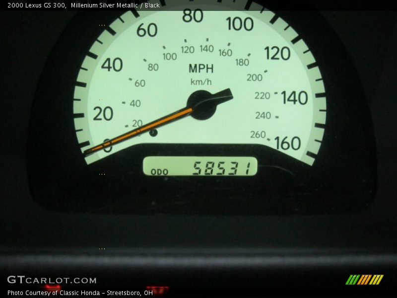 Millenium Silver Metallic / Black 2000 Lexus GS 300