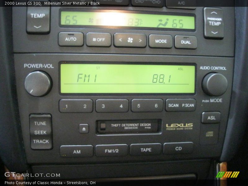 Millenium Silver Metallic / Black 2000 Lexus GS 300