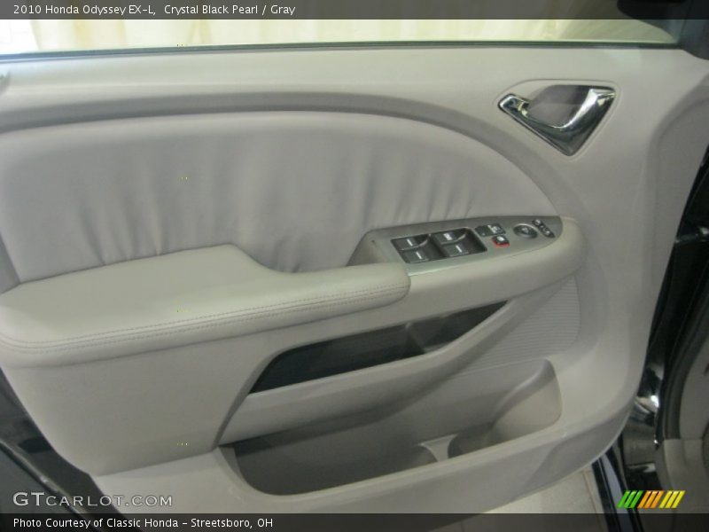 Crystal Black Pearl / Gray 2010 Honda Odyssey EX-L
