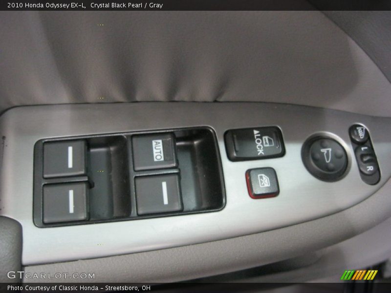 Crystal Black Pearl / Gray 2010 Honda Odyssey EX-L