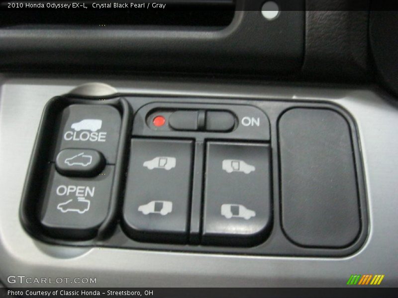 Crystal Black Pearl / Gray 2010 Honda Odyssey EX-L