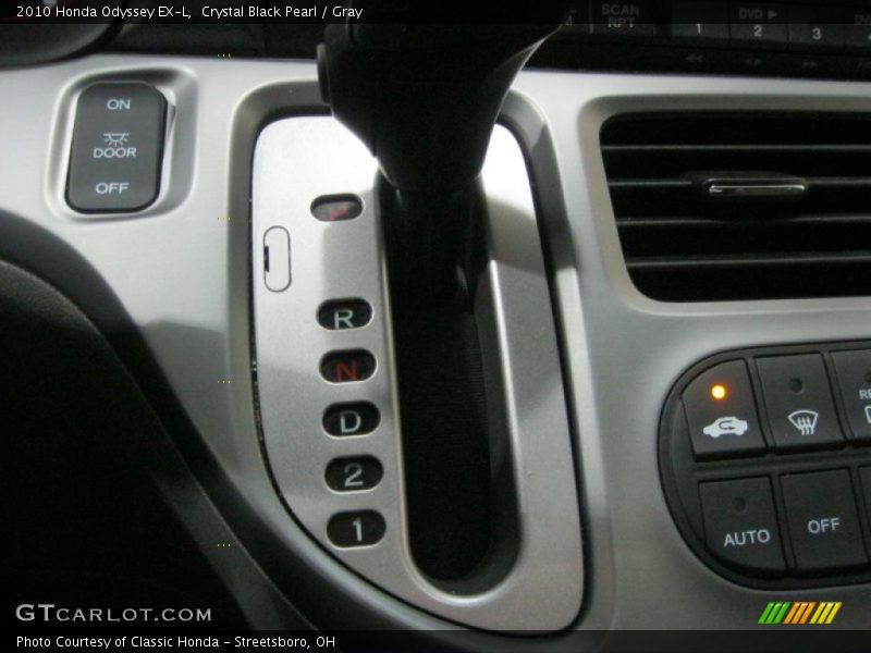 Crystal Black Pearl / Gray 2010 Honda Odyssey EX-L