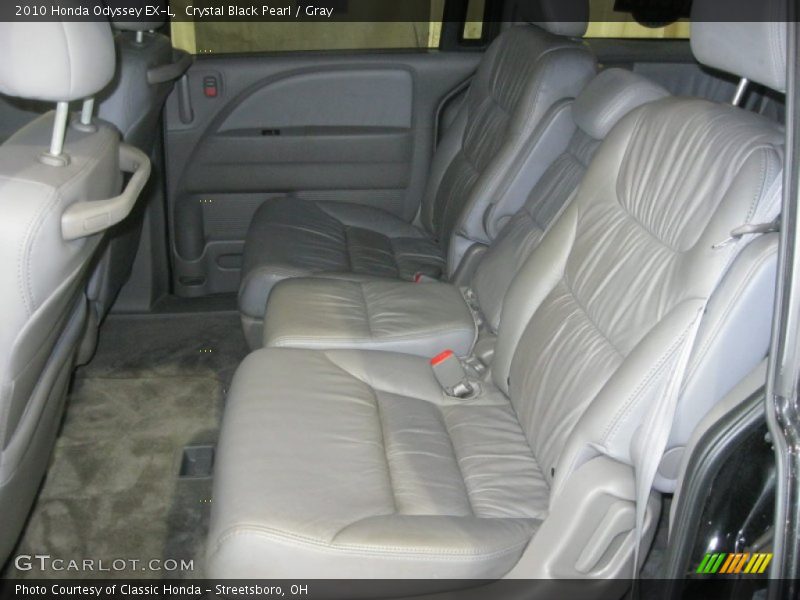 Crystal Black Pearl / Gray 2010 Honda Odyssey EX-L