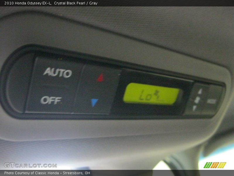 Crystal Black Pearl / Gray 2010 Honda Odyssey EX-L
