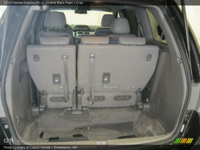 Crystal Black Pearl / Gray 2010 Honda Odyssey EX-L