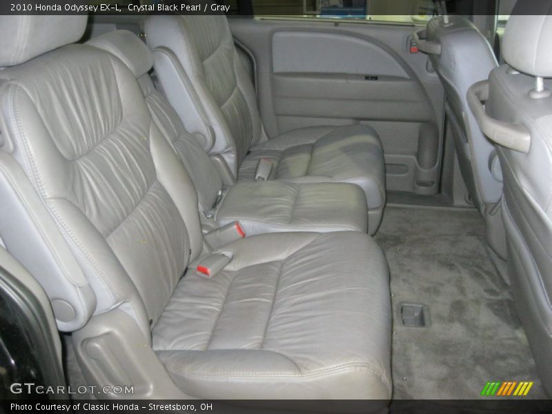 Crystal Black Pearl / Gray 2010 Honda Odyssey EX-L