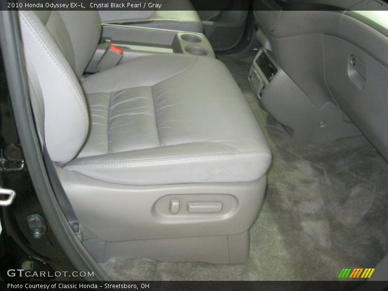 Crystal Black Pearl / Gray 2010 Honda Odyssey EX-L