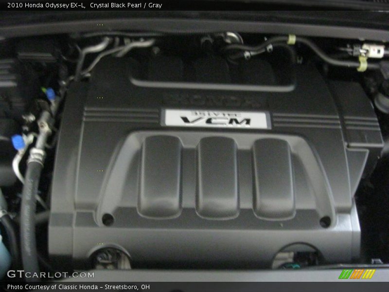 Crystal Black Pearl / Gray 2010 Honda Odyssey EX-L