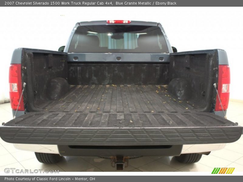 Blue Granite Metallic / Ebony Black 2007 Chevrolet Silverado 1500 Work Truck Regular Cab 4x4