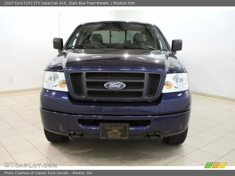 Dark Blue Pearl Metallic / Medium Flint 2007 Ford F150 STX SuperCab 4x4