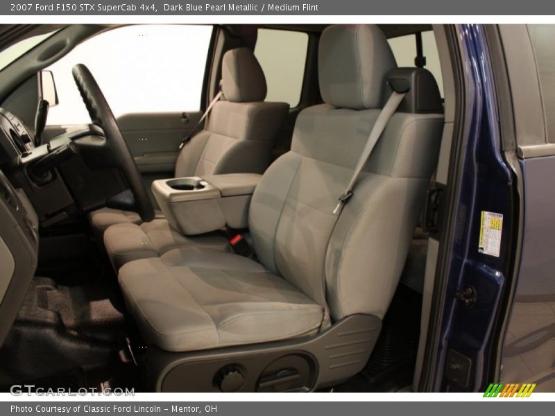 Dark Blue Pearl Metallic / Medium Flint 2007 Ford F150 STX SuperCab 4x4
