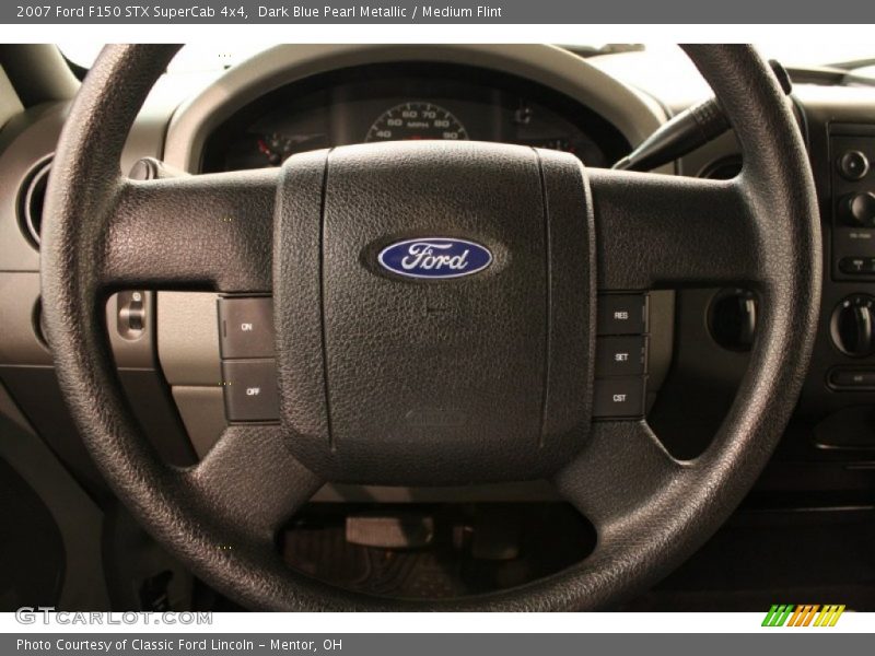 Dark Blue Pearl Metallic / Medium Flint 2007 Ford F150 STX SuperCab 4x4