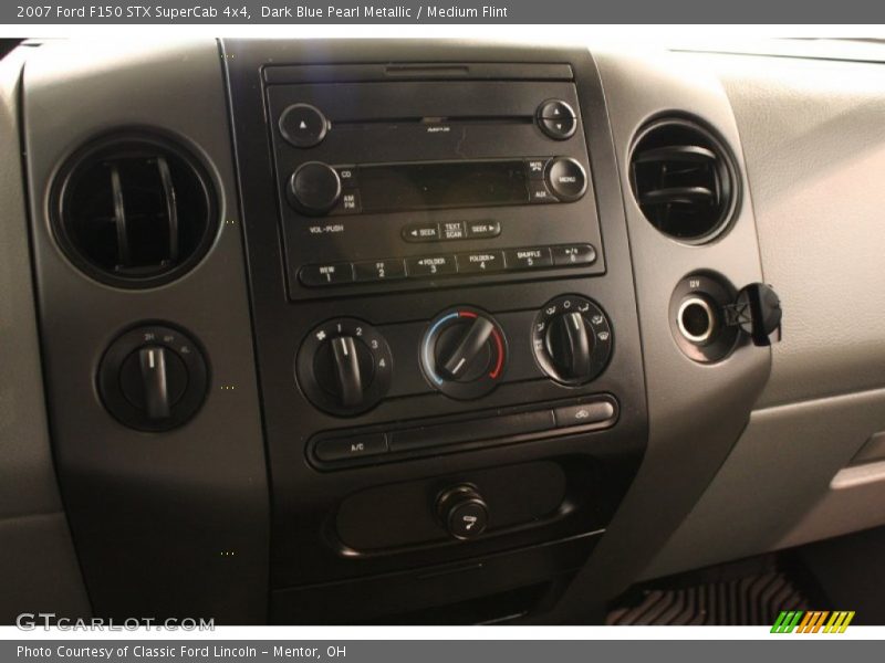 Dark Blue Pearl Metallic / Medium Flint 2007 Ford F150 STX SuperCab 4x4