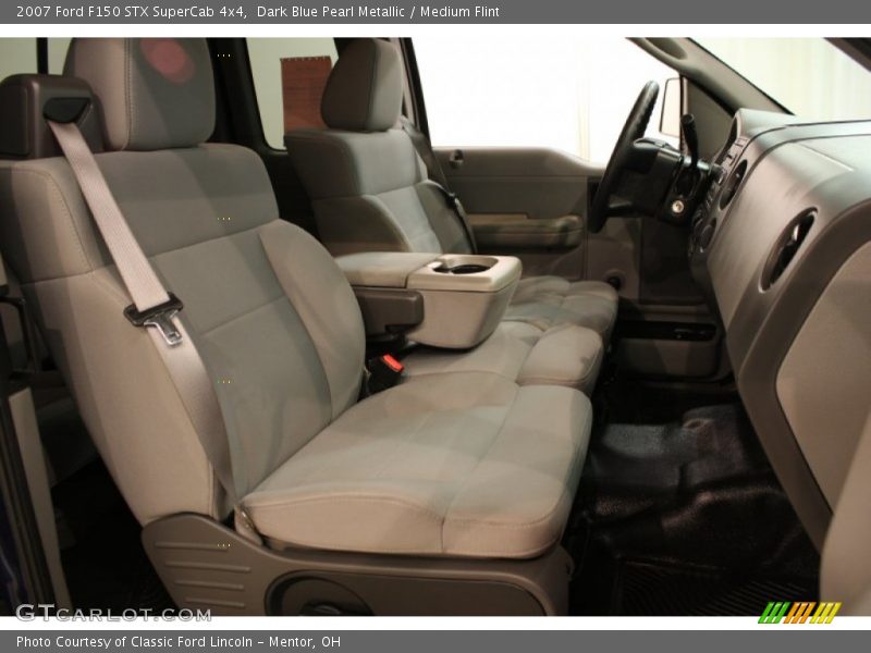 Dark Blue Pearl Metallic / Medium Flint 2007 Ford F150 STX SuperCab 4x4