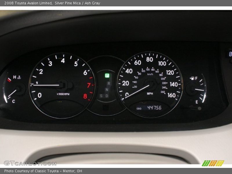 Silver Pine Mica / Ash Gray 2008 Toyota Avalon Limited