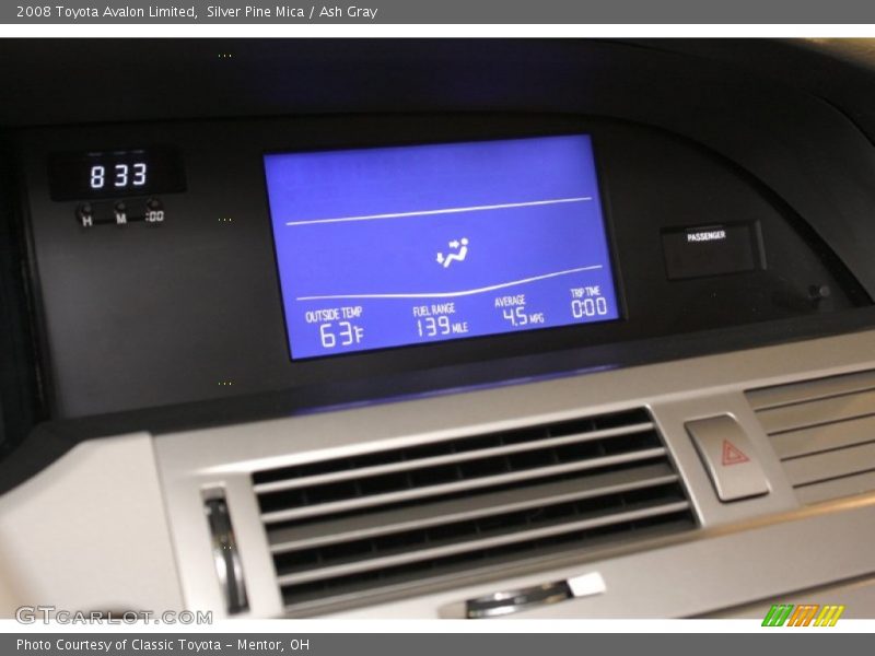 Silver Pine Mica / Ash Gray 2008 Toyota Avalon Limited